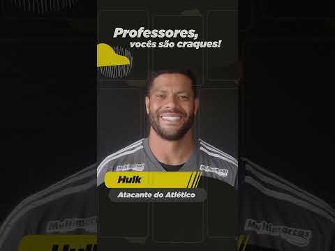 Hulk homenageia os professores! #professorécraque