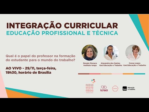 Integração Curricular - Educação Profissional e Técnica de Nível Médio