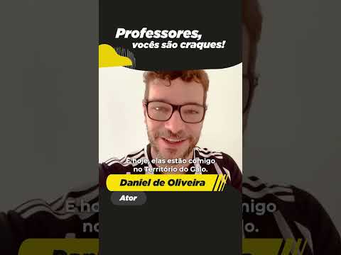 Daniel de Oliveira faz homenagem a duas professoras especiais! #professorécraque