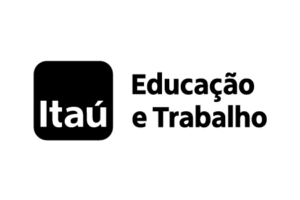 Logomarca de Itaú Educação e Trabalho