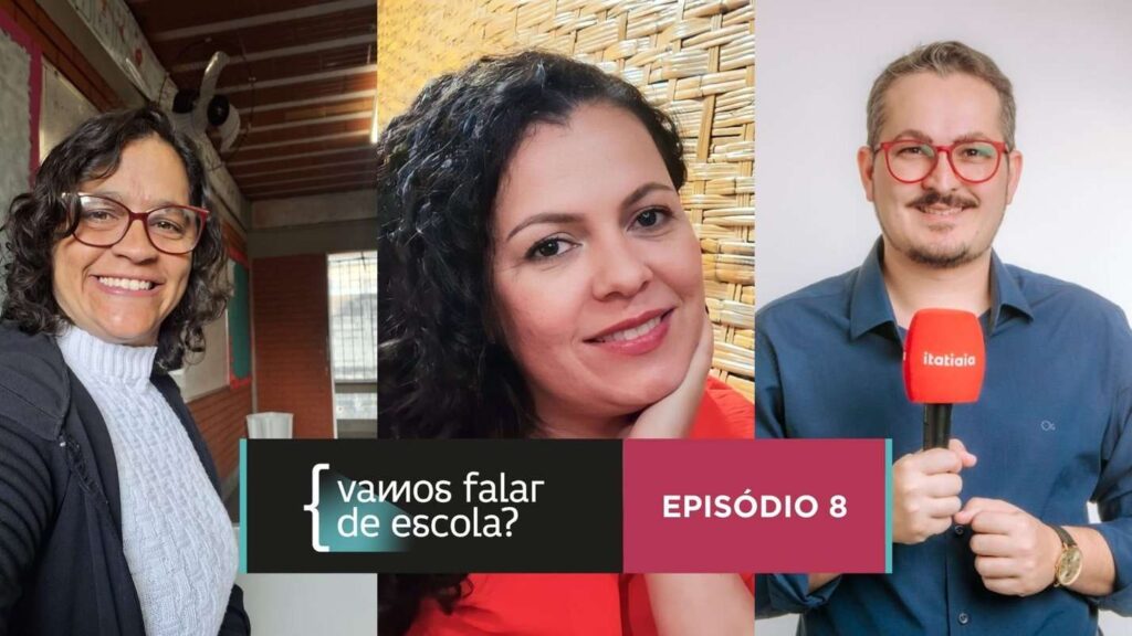 Telmi e Priscila são convidadas do podcast 'Vamos falar de escola?'