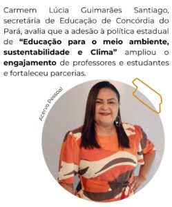 educação ambiental e ribeirinha no Pará professora Merian Nascimento protagonismo estudantil educação climática COP 30 